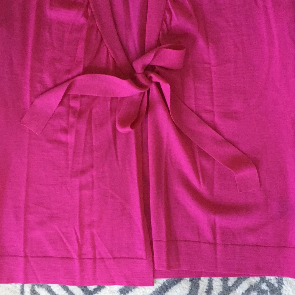 Lafayette 148 Fuschia Cardigan - Picture 5 of 8